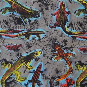 Lizards fabric